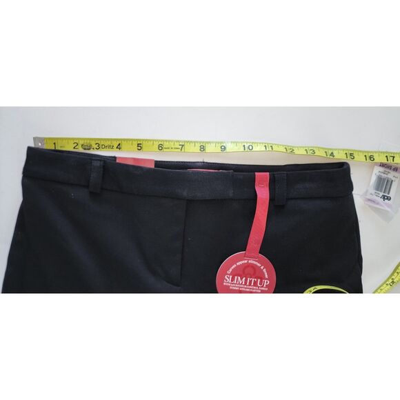 NWT Charter Club Slim It Up Black Dress Pants Sz 6P Short - Picture 4 of 7